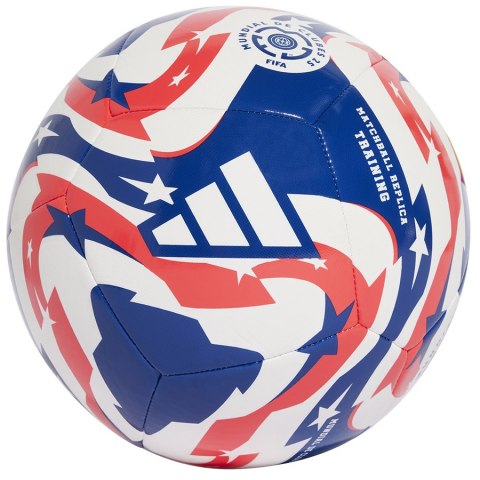 Piłka adidas FCWC Training JD3826 biały 4 Adidas Piłka adidas FCWC Training JD3826 biały 4 Adidas