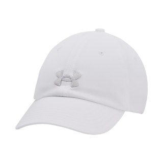 Czapka z daszkiem damska Under Armour Blitzing Adj OSFM biała 1376705 100 Under Armour