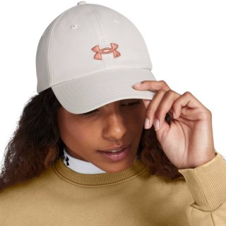 Czapka z daszkiem damska Under Armour Blitzing Adj OSFM kremowa 1376705 114 Under Armour
