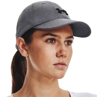 Czapka z daszkiem damska Under Armour Blitzing Adj OSFM szara 1376705 002 Under Armour