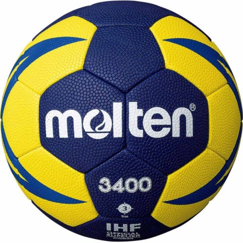 Piłka ręczna Molten H3X3400 NB granatowo-żółta Molten Piłka ręczna Molten H3X3400 NB granatowo-żółta Molten