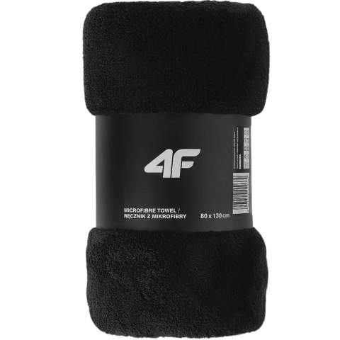 Ręcznik 4F 4FWSS25ATOWU051 20S czarny 80x130 cm 4F Ręcznik 4F 4FWSS25ATOWU051 20S czarny 80x130 cm 4F