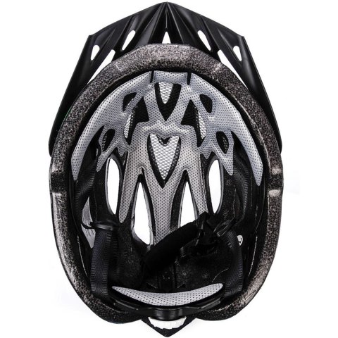 Kask rowerowy Meteor Gruver M 55-58 cm czarno-zielony 24745 Meteor Kask rowerowy Meteor Gruver M 55-58 cm czarno-zielony 24745 Meteor
