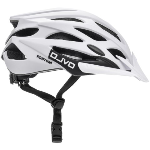 Kask rowerowy Meteor Ovlo M 55-58 cm biały 16860 Meteor Kask rowerowy Meteor Ovlo M 55-58 cm biały 16860 Meteor