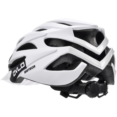 Kask rowerowy Meteor Ovlo M 55-58 cm biały 16860 Meteor Kask rowerowy Meteor Ovlo M 55-58 cm biały 16860 Meteor