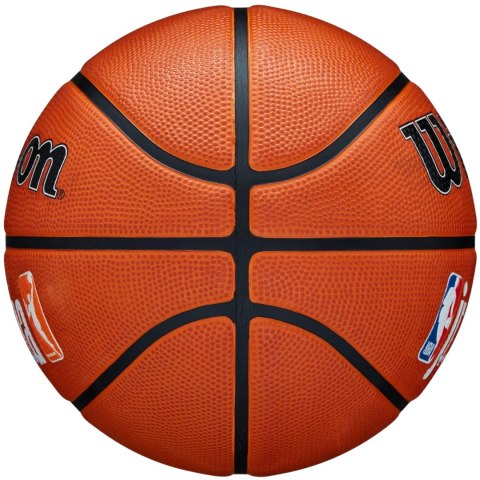 Piłka koszykowa Wilson JR NBA Logo Auth Outdoor pomarańczowa WZ3011801XB7 Wilson Piłka koszykowa Wilson JR NBA Logo Auth Outdoor pomarańczowa WZ3011801XB7 Wilson