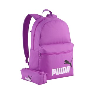 Plecak Puma Phase Set + piórnik fioletowy 91191 05 Puma