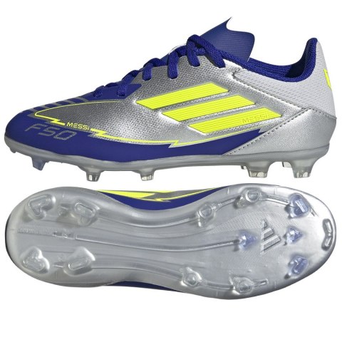 Buty adidas F50 League Messi FG/MG Jr FG Jr IH0924 srebrny 33 Adidas Buty adidas F50 League Messi FG/MG Jr FG Jr IH0924 srebrny 33 Adidas