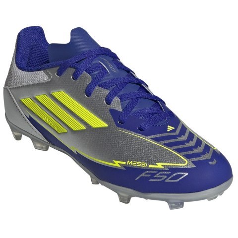 Buty adidas F50 League Messi FG/MG Jr FG Jr IH0924 srebrny 33 Adidas Buty adidas F50 League Messi FG/MG Jr FG Jr IH0924 srebrny 33 Adidas