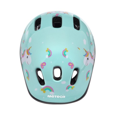 Kask rowerowy Meteor KS06 Pony XS 44-48 cm miętowy 17436 Meteor Kask rowerowy Meteor KS06 Pony XS 44-48 cm miętowy 17436 Meteor