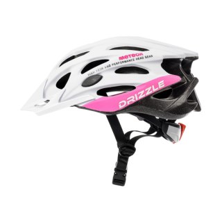 Kask rowerowy Meteor MV29 Drizzle L 58-61 cm biało-różowy 16918 Meteor