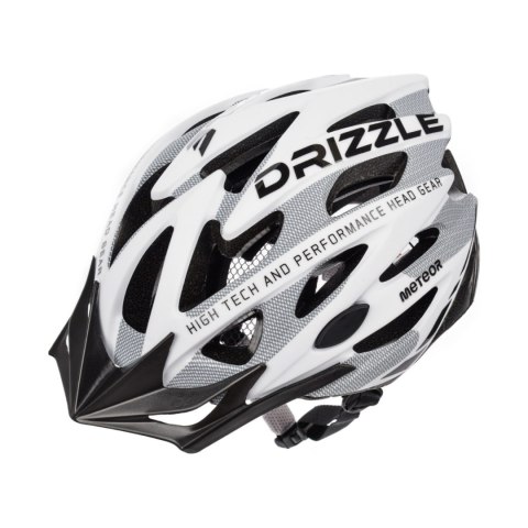 Kask rowerowy Meteor MV29 Drizzle L 58-61 cm biało-szary 24709 Meteor