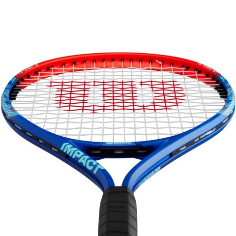 Rakieta do tenisa ziemnego Wilson Impact Rkt 3 4 3/8 niebiesko-pomarańczowa WR147510U3 Wilson Rakieta do tenisa ziemnego Wilson Impact Rkt 3 4 3/8 niebiesko-pomarańczowa WR147510U3 Wilson