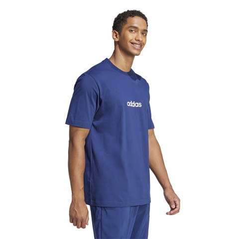 T-Shirt adidas Single Jersey Linear Tee JE8999 granatowy L Adidas T-Shirt adidas Single Jersey Linear Tee JE8999 granatowy L Adidas