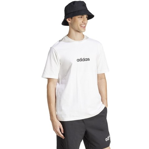 T-Shirt adidas Single Jersey Linear Tee JE9000 biały M Adidas T-Shirt adidas Single Jersey Linear Tee JE9000 biały M Adidas