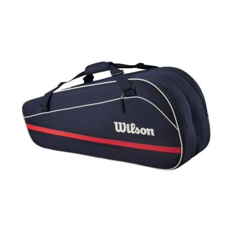 Torba tenisowa Wilson Team 6PK granatowo-czerwona WR8039901001 Torba tenisowa Wilson Team 6PK granatowo-czerwona WR8039901001