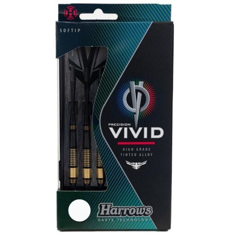Harrows rzutki Softip Vivid 18 g czarne Harrows Harrows rzutki Softip Vivid 18 g czarne Harrows