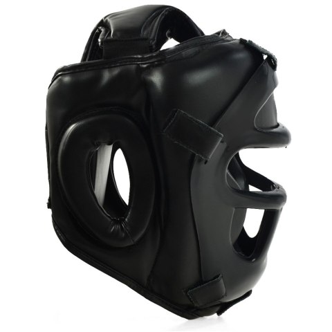 Kask bokserski z kratą Profight 703 PU czarny senior PROfight Kask bokserski z kratą Profight 703 PU czarny senior PROfight