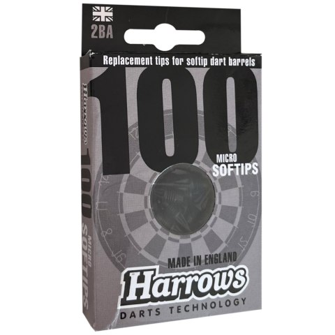 Końcówki Softips Harrows Spare Micro Softips 100 szt. Harrows Końcówki Softips Harrows Spare Micro Softips 100 szt. Harrows