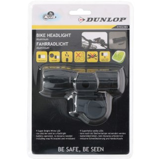 Lampka rowerowa Dunlop Bike Headlight white białe 9 led 41688-416885 Dunlop
