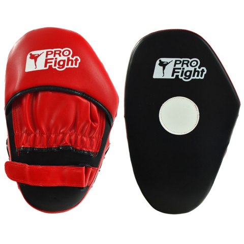 Łapa trenera Focus Pads Profight Pu czerwono-czarna PROfight Łapa trenera Focus Pads Profight Pu czerwono-czarna PROfight