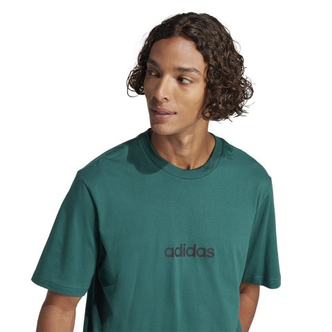 T-Shirt adidas Single Jersey Linear Tee JE8997 zielony XXL Adidas T-Shirt adidas Single Jersey Linear Tee JE8997 zielony XXL Adidas