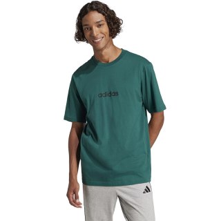 T-Shirt adidas Single Jersey Linear Tee JE8997 zielony M Adidas