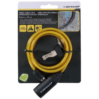 Zapięcie rowerowe Dunlop 0,6x90 cm żółte 2082585 Dunlop