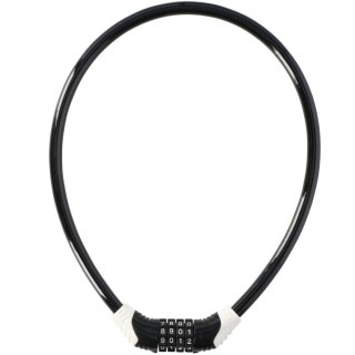 Zapięcie rowerowe Dunlop spiralne na szyfr 10 mm x 65 cm czarne 1042800 Dunlop
