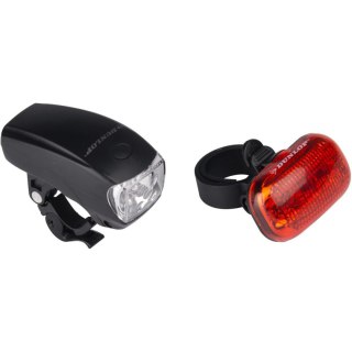 Zestaw lampek rowerowych Dunlop Led przód+tył 416793 Dunlop