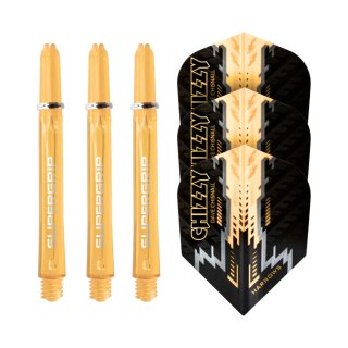 Harrows Twin Pack 3 Flights+3 Shafts Chizzy Harrows