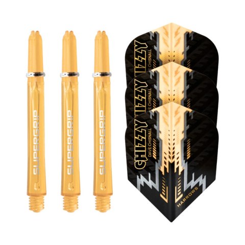 Harrows Twin Pack 3 Flights+3 Shafts Chizzy Harrows Harrows Twin Pack 3 Flights+3 Shafts Chizzy Harrows