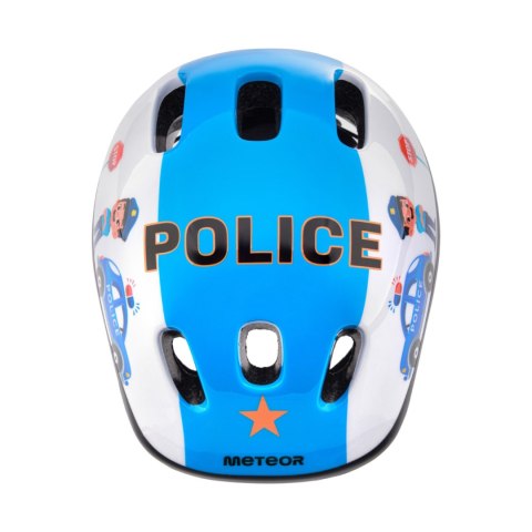 Kask rowerowy Meteor KS06 Police rozm. XS 44-48 cm 17442 Meteor Kask rowerowy Meteor KS06 Police rozm. XS 44-48 cm 17442 Meteor