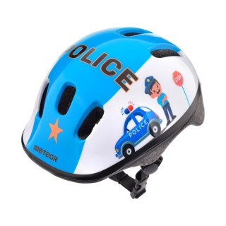 Kask rowerowy Meteor KS06 Police rozm. S 48-52 cm 17443 Meteor