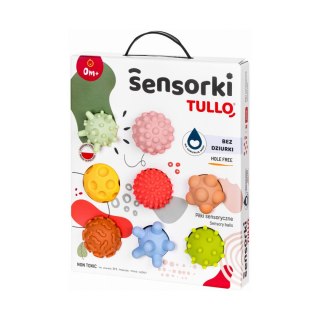 Piłki sensoryczne bez dziurki 8 szt. Tullo pastelowe 497 AM Tullo