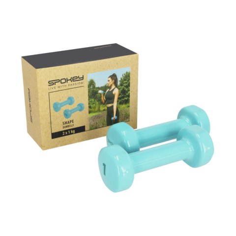 Hantle winylowe Spokey Shape 2x1kg 941965 Spokey Hantle winylowe Spokey Shape 2x1kg 941965 Spokey