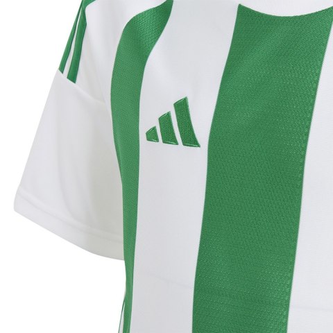 Koszulka adidas STRIPED 24 JSY Jr IW2138 biały 164 cm Adidas Koszulka adidas STRIPED 24 JSY Jr IW2138 biały 164 cm Adidas