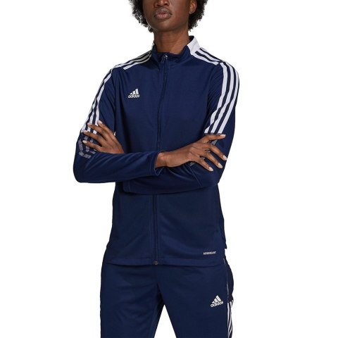 Bluza damska adidas Tiro 21 Track granatowa GK9663 Adidas teamwear Bluza damska adidas Tiro 21 Track granatowa GK9663 Adidas teamwear
