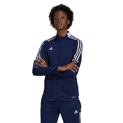 Bluza damska adidas Tiro 21 Track granatowa GK9663 Adidas teamwear Bluza damska adidas Tiro 21 Track granatowa GK9663 Adidas teamwear