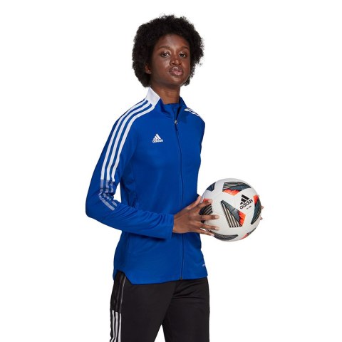 Bluza damska adidas Tiro 21 Track niebieska GM7304 Adidas teamwear Bluza damska adidas Tiro 21 Track niebieska GM7304 Adidas teamwear