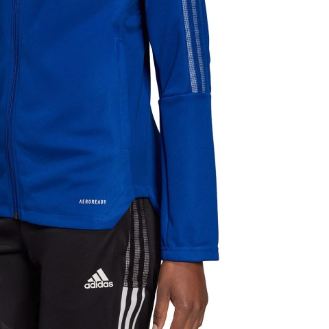 Bluza damska adidas Tiro 21 Track niebieska GM7304 Adidas teamwear Bluza damska adidas Tiro 21 Track niebieska GM7304 Adidas teamwear
