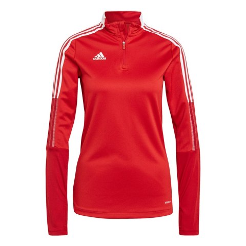 Bluza damska adidas Tiro 21 Training Top czerwona GM7317 Adidas teamwear Bluza damska adidas Tiro 21 Training Top czerwona GM7317 Adidas teamwear