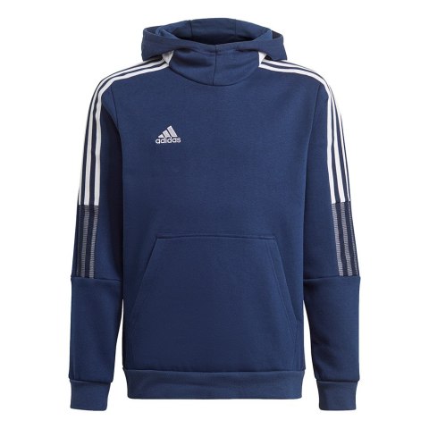 Bluza dla dzieci adidas Tiro 21 Sweat Hoody granatowa GK9680 Adidas teamwear Bluza dla dzieci adidas Tiro 21 Sweat Hoody granatowa GK9680 Adidas teamwear