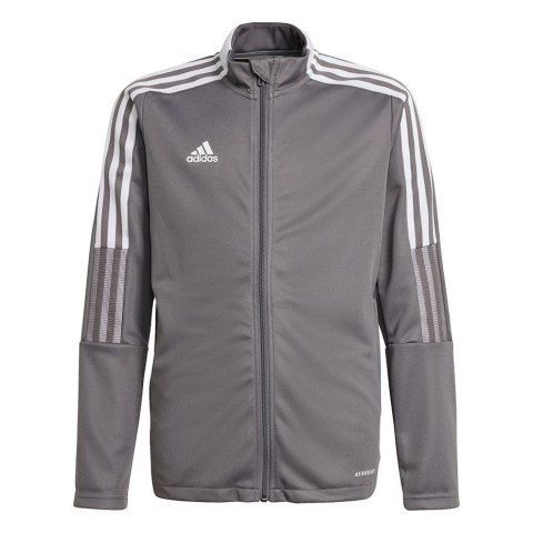 Bluza dla dzieci adidas Tiro 21 Track szara GM7311 Adidas teamwear Bluza dla dzieci adidas Tiro 21 Track szara GM7311 Adidas teamwear