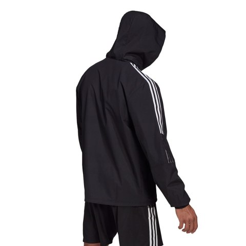 Bluza męska adidas Tiro 21 Allweather czarna GH4466 Adidas teamwear Bluza męska adidas Tiro 21 Allweather czarna GH4466 Adidas teamwear