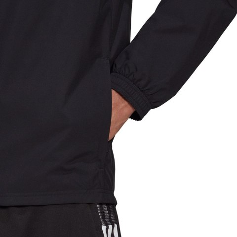 Bluza męska adidas Tiro 21 Allweather czarna GH4466 Adidas teamwear Bluza męska adidas Tiro 21 Allweather czarna GH4466 Adidas teamwear