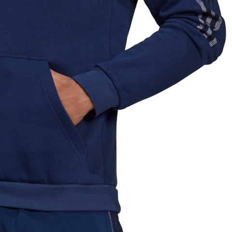 Bluza męska adidas Tiro 21 Sweat Hoody granatowa GH4464 Adidas teamwear Bluza męska adidas Tiro 21 Sweat Hoody granatowa GH4464 Adidas teamwear