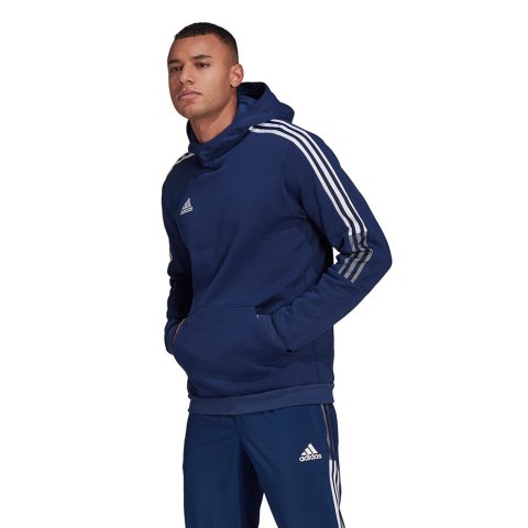 Bluza męska adidas Tiro 21 Sweat Hoody granatowa GH4464 Adidas teamwear Bluza męska adidas Tiro 21 Sweat Hoody granatowa GH4464 Adidas teamwear