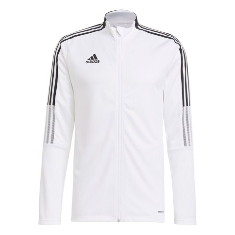 Bluza męska adidas Tiro 21 Track biała GM7309 Adidas teamwear Bluza męska adidas Tiro 21 Track biała GM7309 Adidas teamwear