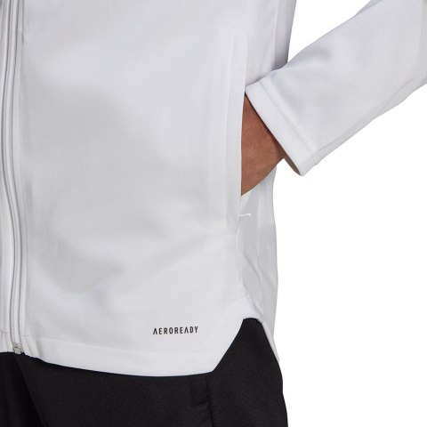 Bluza męska adidas Tiro 21 Track biała GM7309 Adidas teamwear Bluza męska adidas Tiro 21 Track biała GM7309 Adidas teamwear